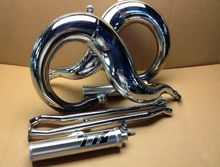 Load image into Gallery viewer, T6 RACING PIPE KIT POLISHED CHROME