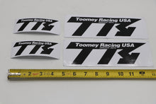 Load image into Gallery viewer, 4 x TOOMEY RACING STICKER PACK (2 LG 8", 2 SM 4") VINYL, NOT ALUMINUM ONES
