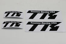 Load image into Gallery viewer, 4 x TOOMEY RACING STICKER PACK (2 LG 8", 2 SM 4") VINYL, NOT ALUMINUM ONES
